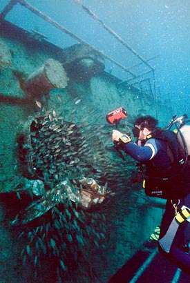 Diving the Spiegel Grove in Florida