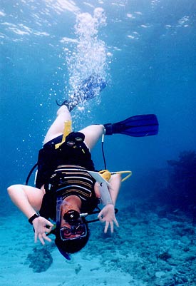 Scuba Diving Acrobatics