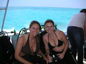 sisters on vaca in Key Largo