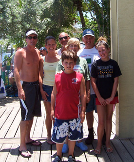 three generations of divers from Texas