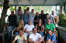 with graduates of my Hyperbarics Medicine course conducted by Dick Rutkowski in Key Largo