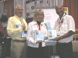 at DEMA with Susan and Jim Joiner of Best Publishing