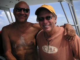 with Stephen Frink in Key Largo
