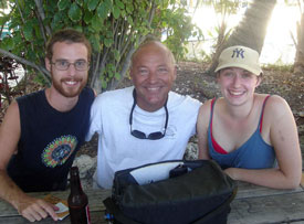 more brits come to Key Largo to finish their scuba course and congrats