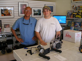 with Ryan Canon of Reef Photo Key Largo