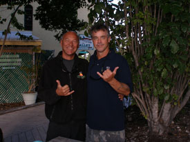 with renowned artist Wyland in Key Largo
