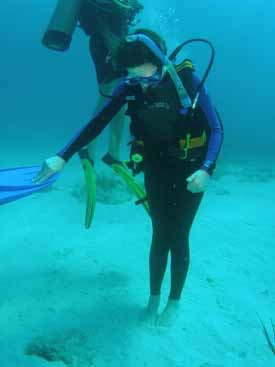 new meaning to going barefoot in the Florida Keys