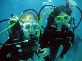 future Cousteauslearning to dive in Key Largo