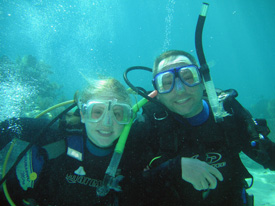 quality time scuba diving with daughter in Key Largo